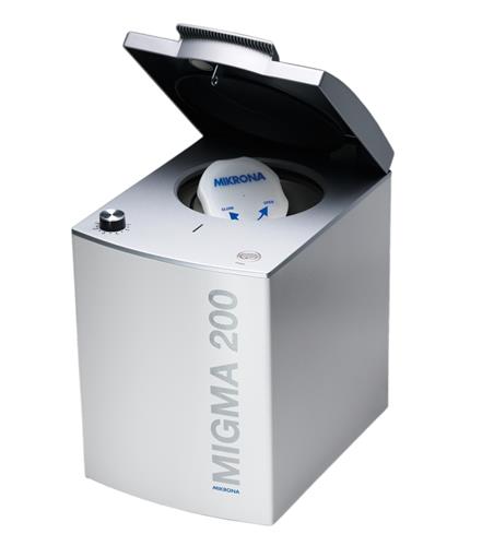 Mikrona Migma 200 Alginate Mixing Machine and accessories.